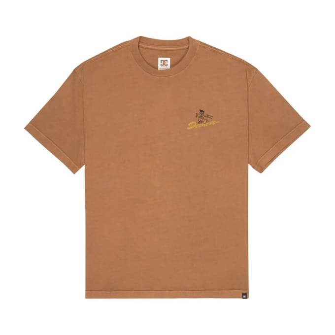 Dc Shoes Fixing Up T-shirt Met Korte Mouwen Bruin S Man