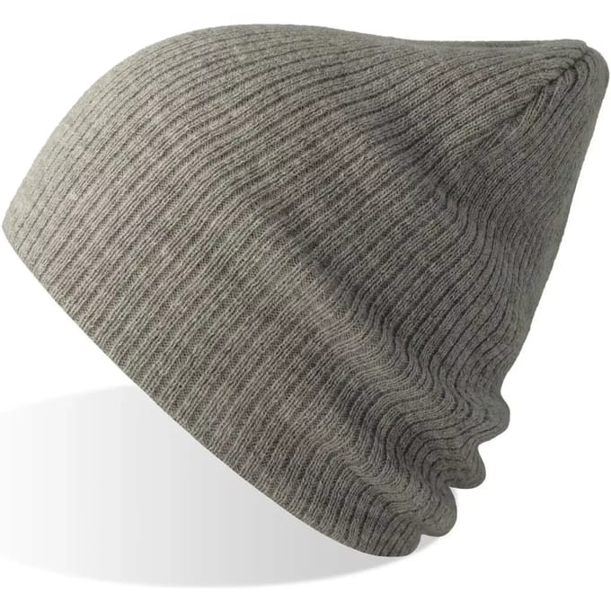 Atlantis Headwear Brad Beanie Recycled AT122 - Light Grey Melange - One size