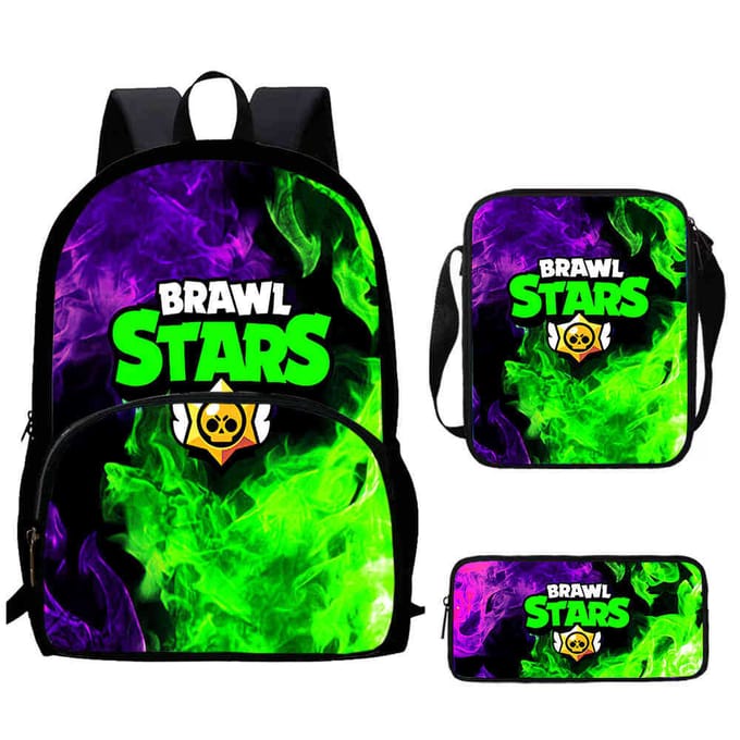 Sac à dos Brawl Stars Impression Haute Définition Multifonctionnel Léger