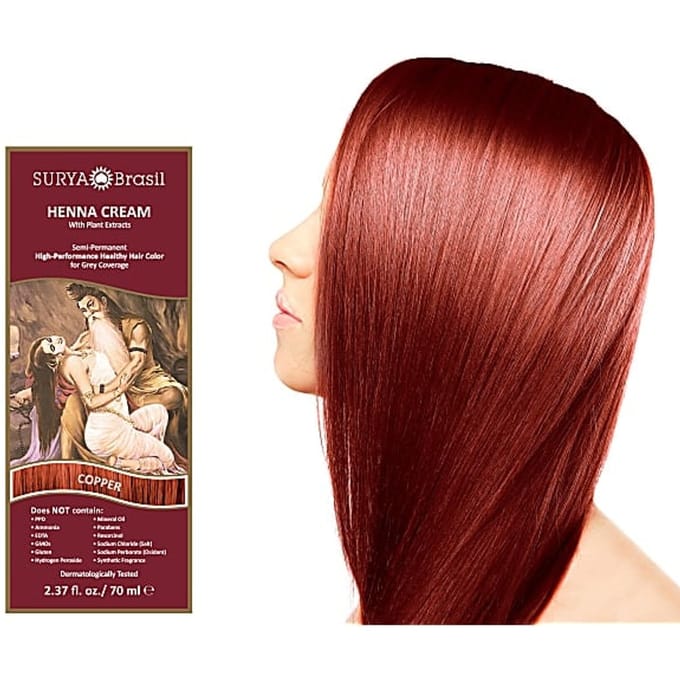 Surya Brasil Henna Haarverf Creme - Copper - 70 ml