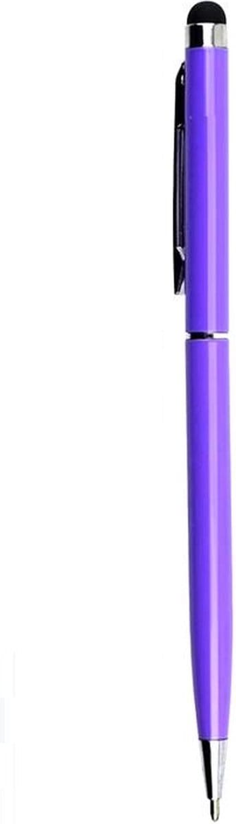 Stylus pen met balpen | Paars voor iPad | Galaxy | Samsung | Tablet