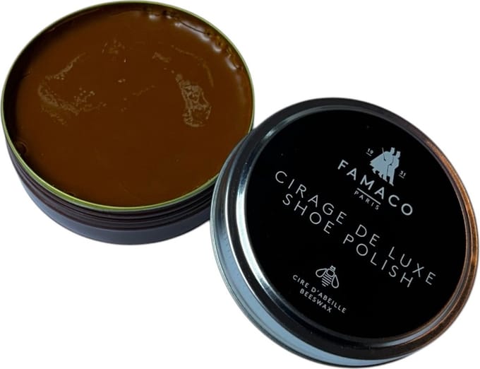Famaco Cirage de Luxe Polish - Schoenpoets - 331 Light Brown / Marron Clair - 50ml
