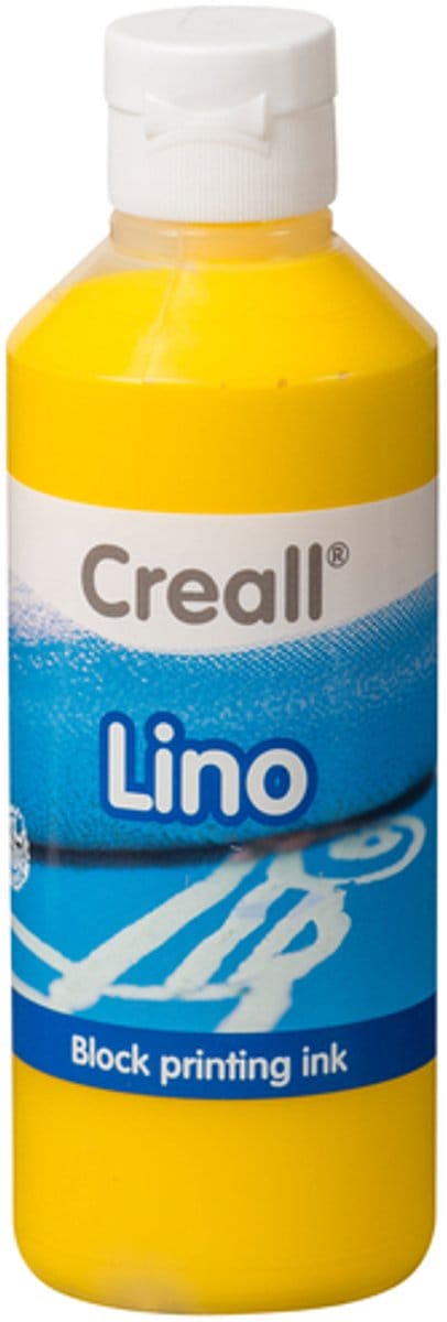 Linoleumverf creall lino geel 250ml | 6 stuks