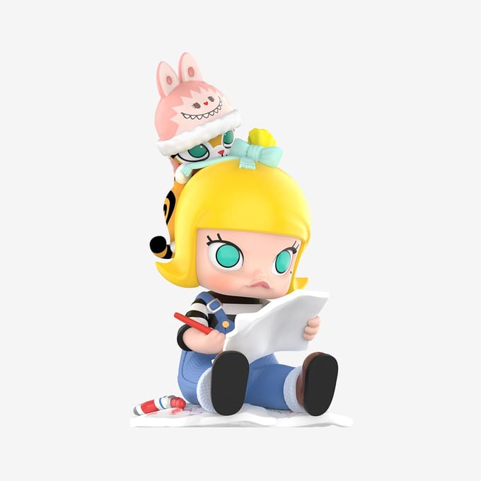 POP MART Finding MOKOKO Serie Figuren Blind Box (Enkelpak / 10-delige set) white