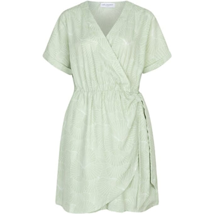 Lofty Manner Jurk Dress Solira Rd21 446 Mint Off White Dames Maat - M