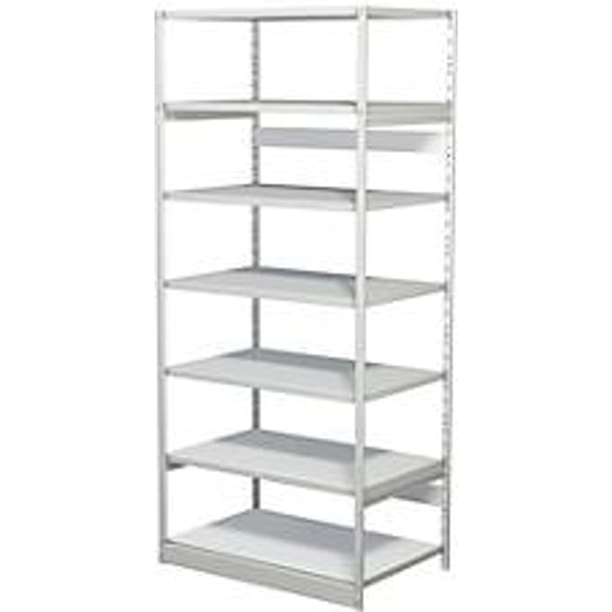 Complete stelling PROGRESS 500 T, basissectie, zonder achterwand, H 2250 x B 960 x D 600 mm