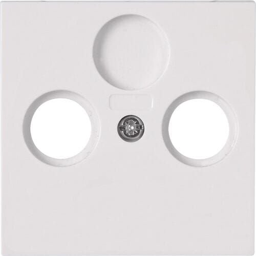 Kopp Athenis – Centraalplaat voor antennecontactdoos (helder wit)