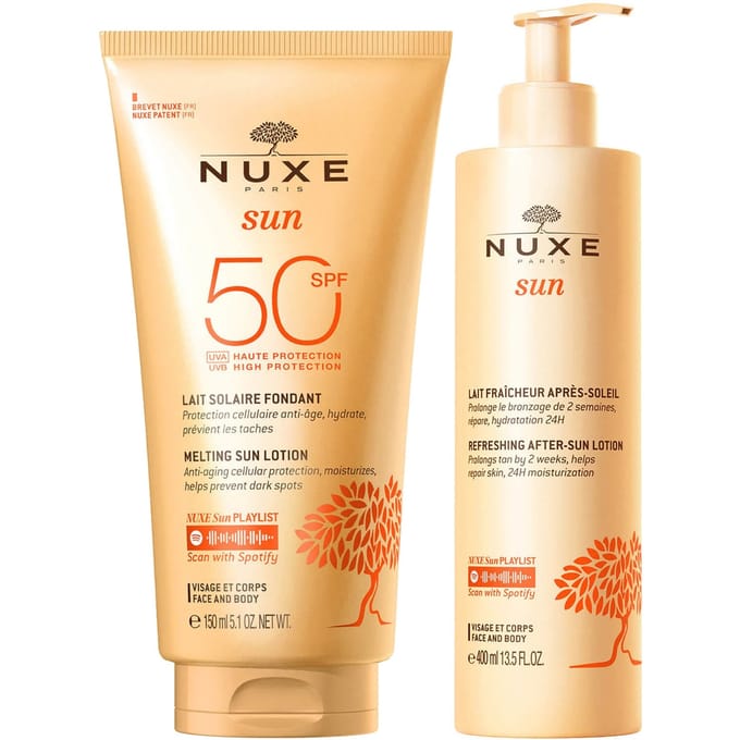 Nuxe Verfrissende Aftersunmelk Gelaat En Lichaam 400ml Nuxe - Nuxe Sun Verfrissende Aftersunmelk Gelaat En Lichaam 400ml