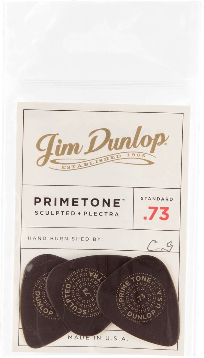 Jim Dunlop Primetone Standard Sculpted Plectra signature plectrum