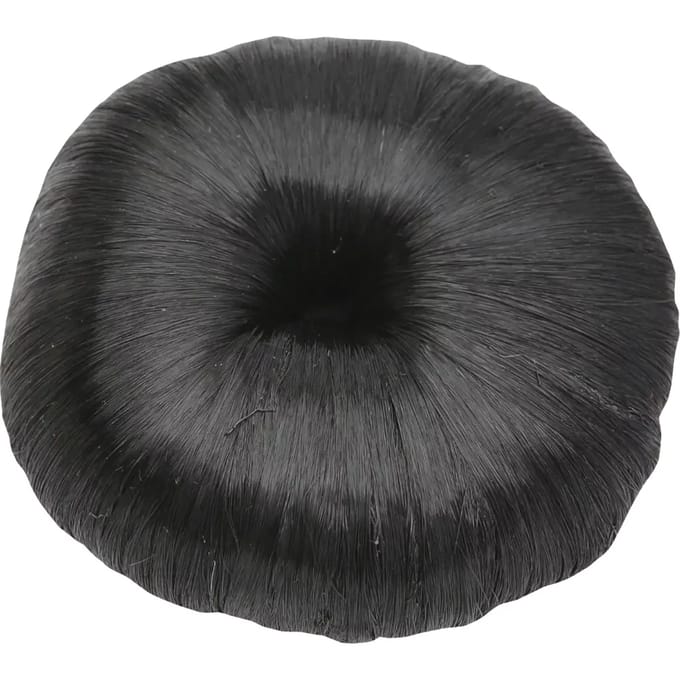 Horka - Haar Donut Deluxe - Zwart - Ø 9 cm