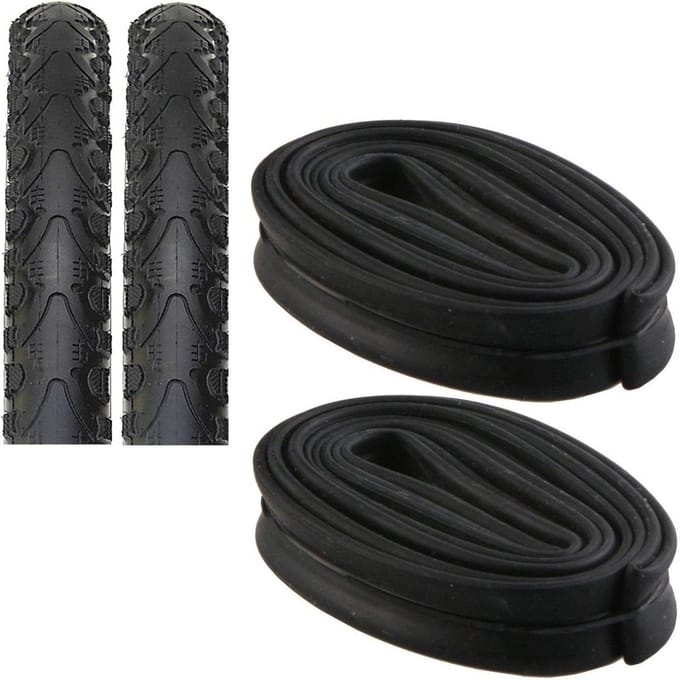 2x Banden en Binnenbanden Set 12 Inch voor Kinderwagen, Scooter en Loopfiets
