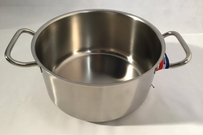 Sitram profi kookpot 24 cm inox zonder deksel