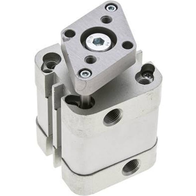 ISO 21287 Compacte Dubbelwerkende Cilinder 32-15mm - Magnetisch - Niet-roterend