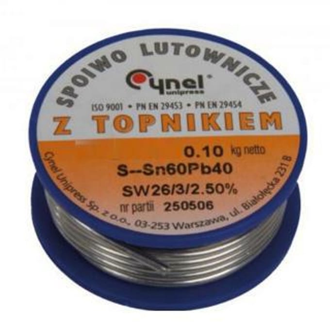 Cynel Soldeerdraad 1mm 100g Sn60Pb40 Professioneel