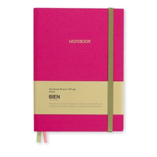 Bien moves notitieboekje, fuchsia