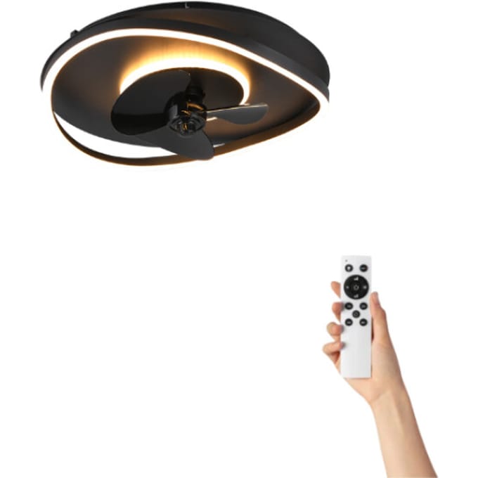 Cool Breeze Plafondventilator sofia met verlichting Ø50cm 3 snelheden afstandsbediening -