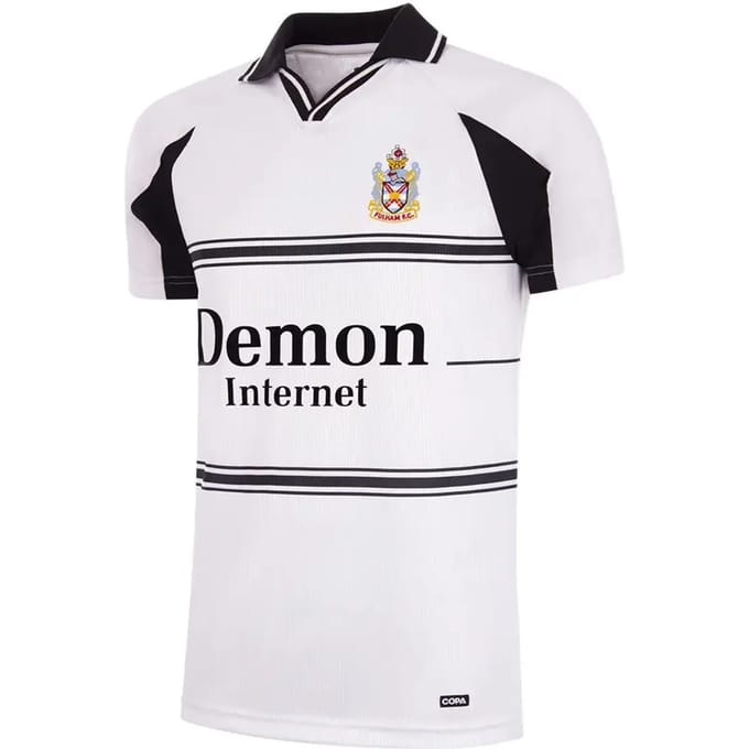 COPA - Fulham FC 1999/00 Retro Voetbalshirt - Heren - Wit - S