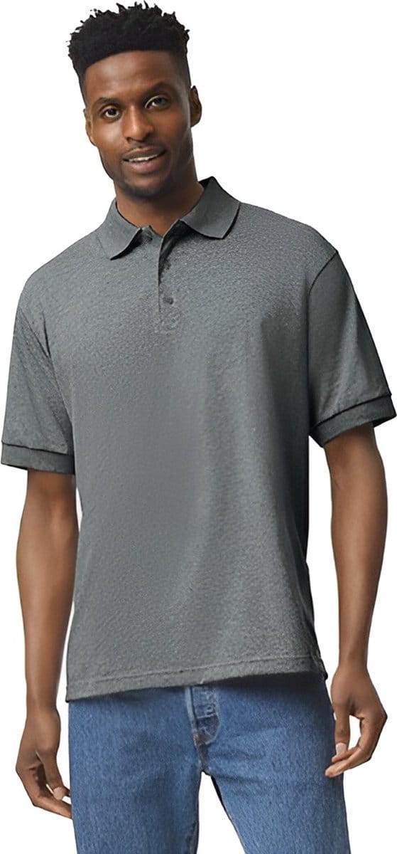 Gildan - DryBlend Unisex Polo - Graphite Heather maat XXL
