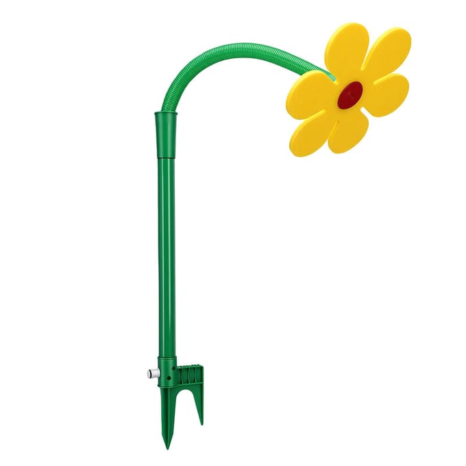 Daisy Sprinkler Gek Dansende Bloem Gazonsproeier voor Tuin Gazon Honden Spelend Geel yellow