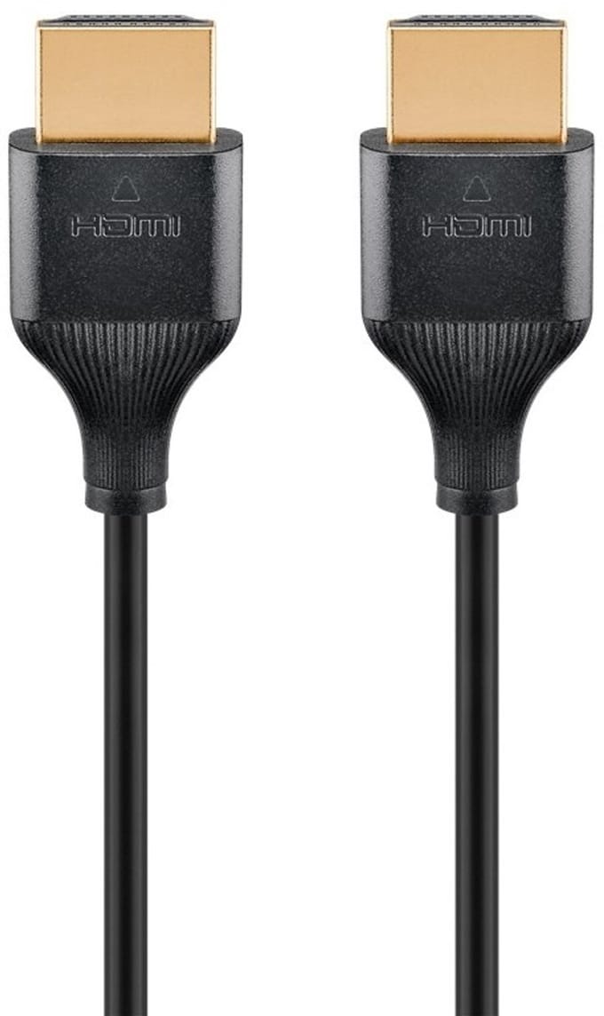 Goobay Slim Ultra High Speed HDMI-kabel met Ethernet, 8K/60 Hz, 48 Gbit/s