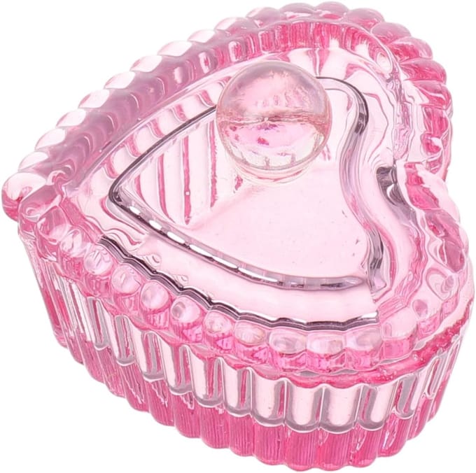 Hartvormige Bakje - Nagel Dip Kom - Nail Art - Dubbele Functionaliteit - 33 x 33 cm - Roze