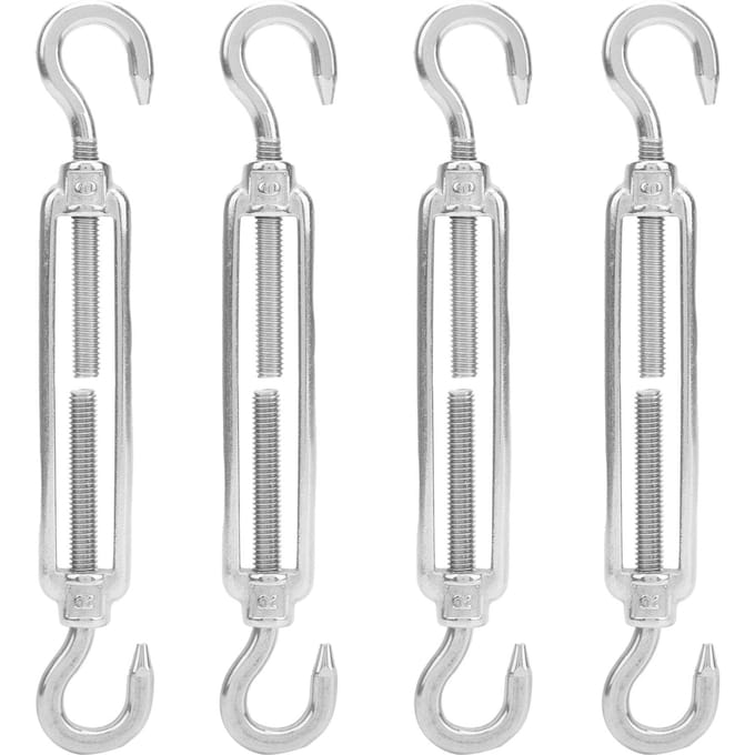 10 stuks 304 Spanner RVS Haak en Haak Draadspanner Staalkabelspanner M6