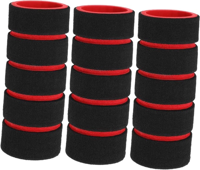 Pull-up Bar Handgrepen - Beschermende Hoezen - Comfortabel Trainen - Antislip Textuur - 3 Stuks - Zwart