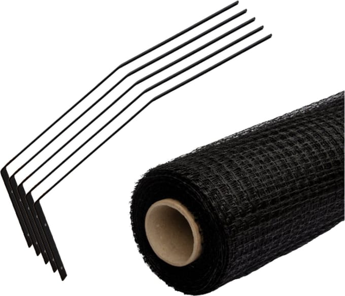 Cathappy kattengaas - 10 m - Beugel Pakket - Plat
