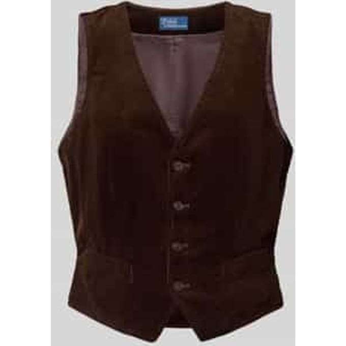 Regular fit gilet met strookzakken