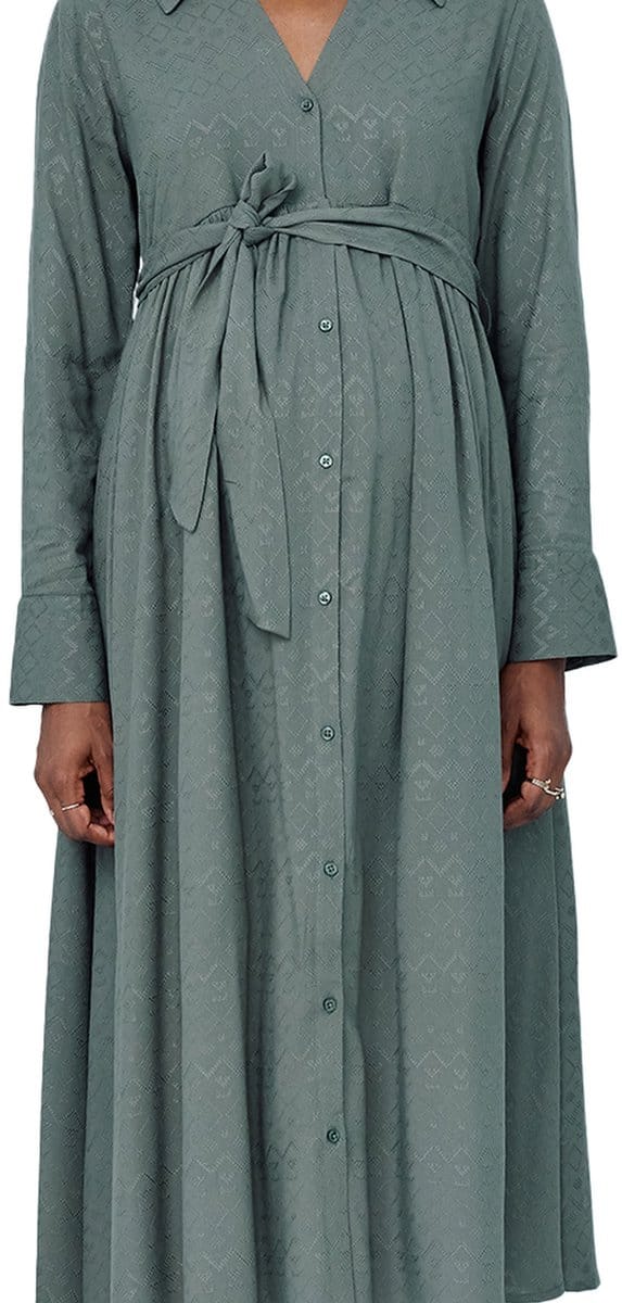 Vertbaudet Lange blouse-jurk jacquard borstvoeding en borstvoeding