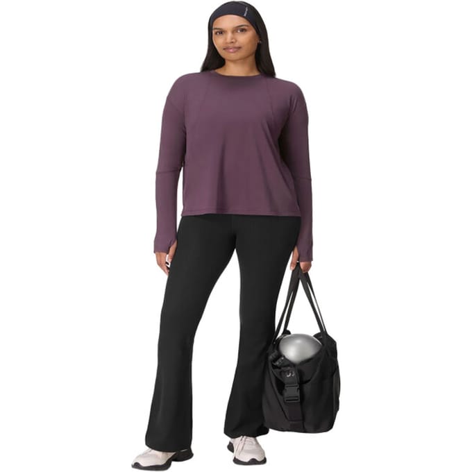 Sweaty Betty Soft Flow Studio Long Sleeve Top PAARS - Maat S