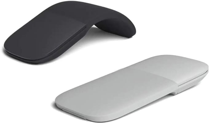 Goshyda Foldable Mouse, Ultra-Thin Ergonomic Design, Stable Performance, ARC Touch Mouse for PC (#1)