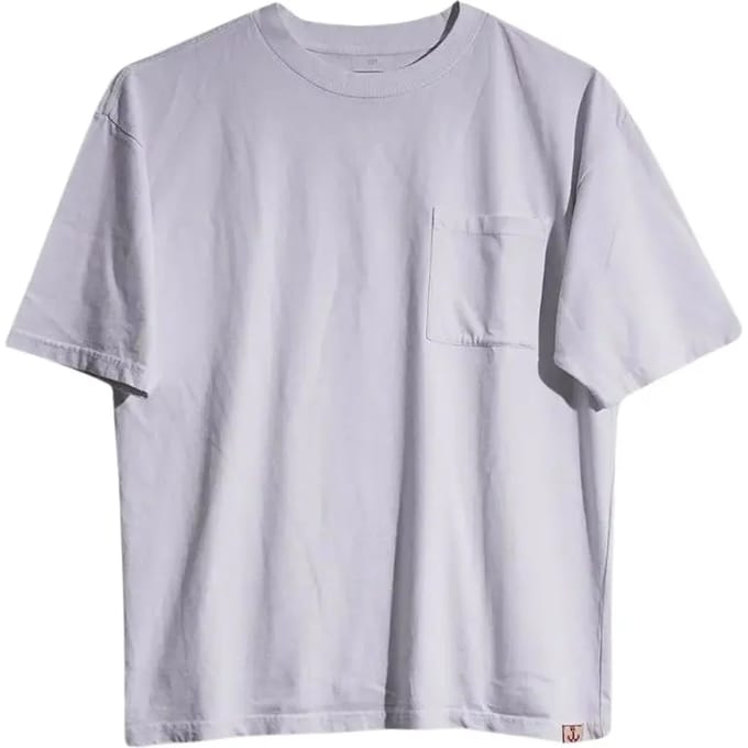 T-shirt met zak Iron & Resin Ash