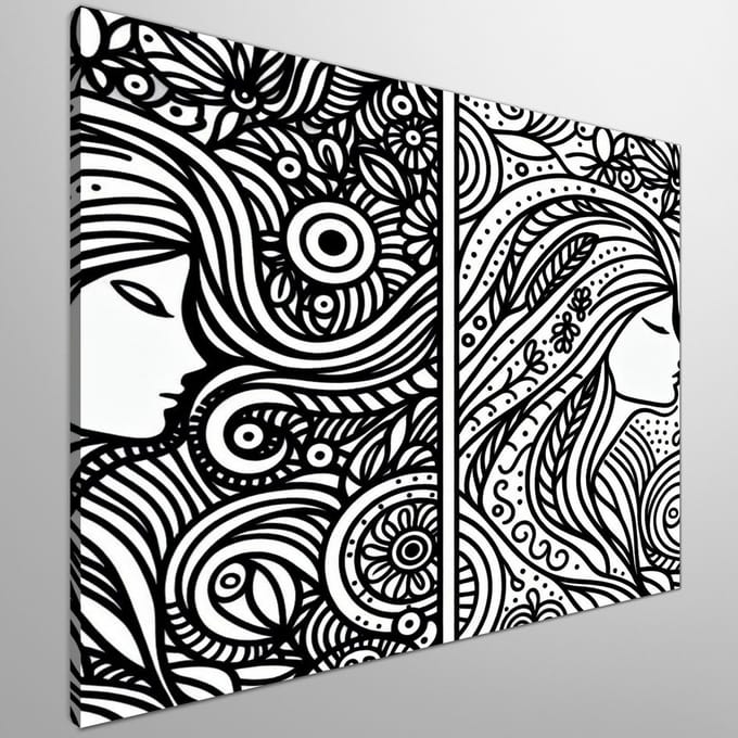 Kunstprint | Wanddecoratie | Canvas | 40 × 40 cm