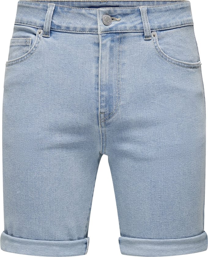 ONLY&SONS - ONSPLY BOX PIM DNM SHORTS OT - Heren - Bermuda shorts