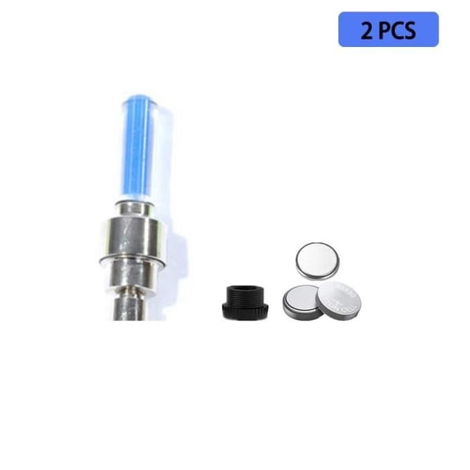 Fietsaccessoires - LED Neon Spaken - 2 stuks - Kleur blauw blauw