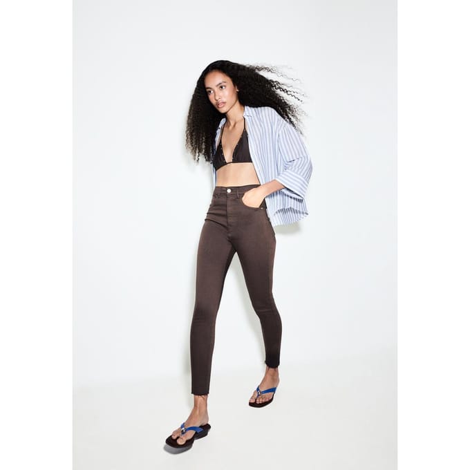 Stradivarius Superhoge taille  Bruin 34