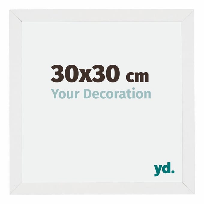 Your Decoration - Fotolijst 30x30 cm - MDF - Wit Hoogglans - Mura