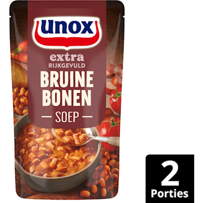 Soep in zak extra gevuld bruine bonen