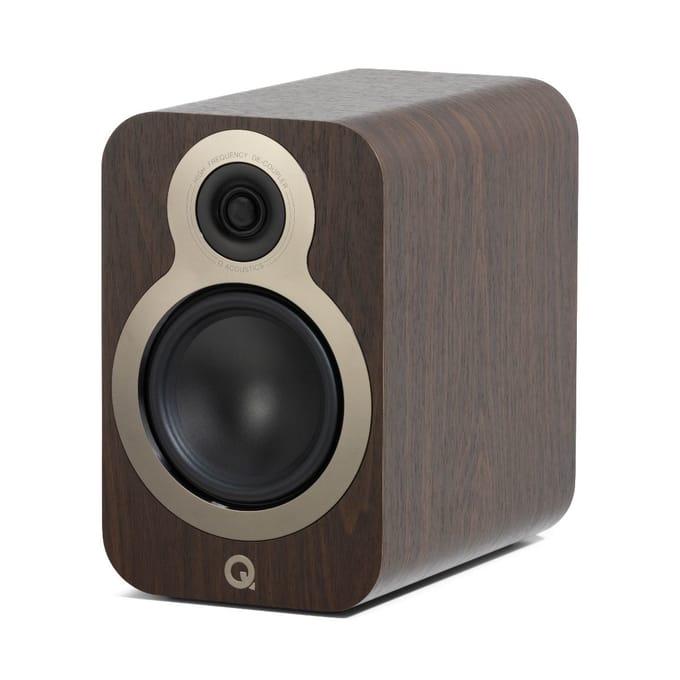 Q Acoustics: 3020c Boekenplank Speakers - 2 Stuks - Claro Walnoot