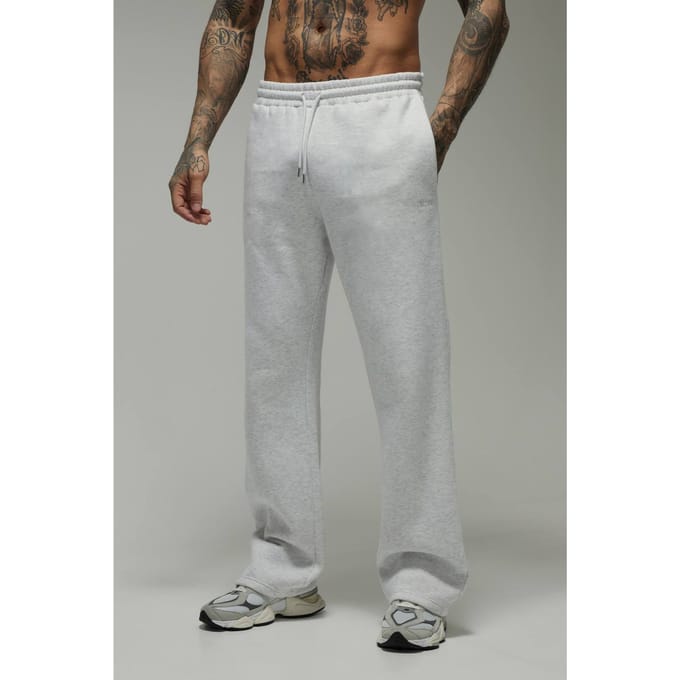 Man Active Tall Straight Man Dash Jogger | Grey Marl | Size Small