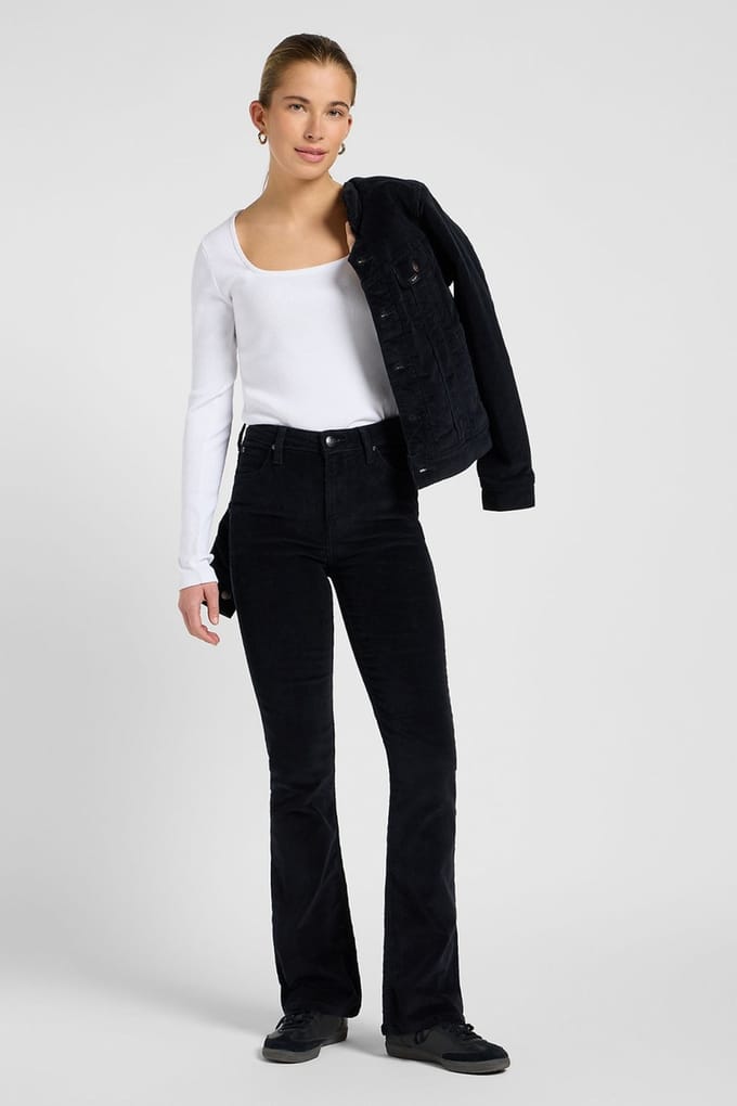 Lee Breese Boot Black Jeans Größe: W30L31 | Ausgestellte Hosen Outlet | Damen | Schwarz