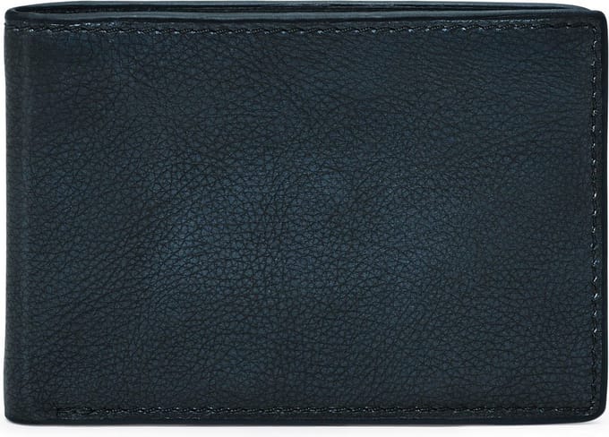 FOSSIL Portemonnee Steven FPW Bifold Wallet Vintage Indigo Blauw