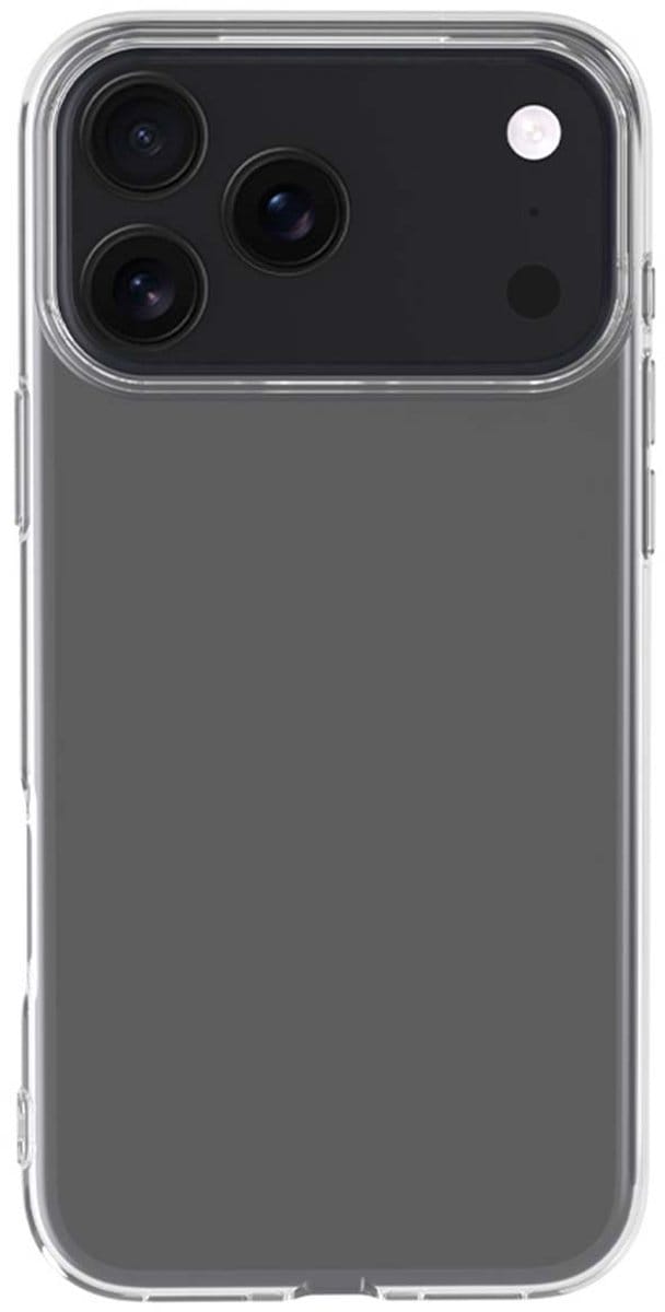 Bigben Connected, Hoesje geschikt voor iPhone 17 Pro Max - Flexibel TPU Ultra-Resistant, Transparant