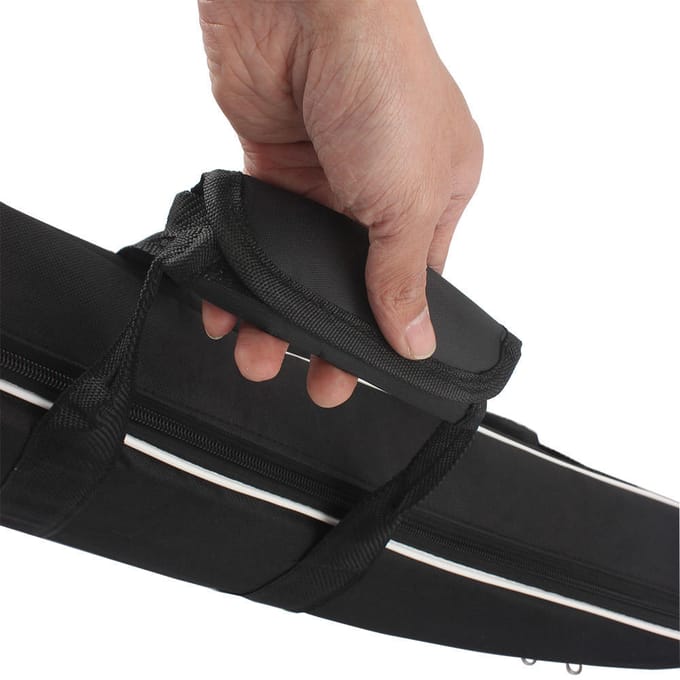 Hoge kwaliteit rugzak met dubbele ritssluiting voor mandoline, dikkere schoudertas, hoes Frabic 28  * 11 black