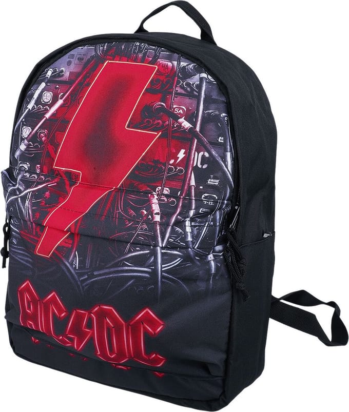 AC/DC Rocksax - PWR Up Unisex Rugtas - zwart/rood - Standard