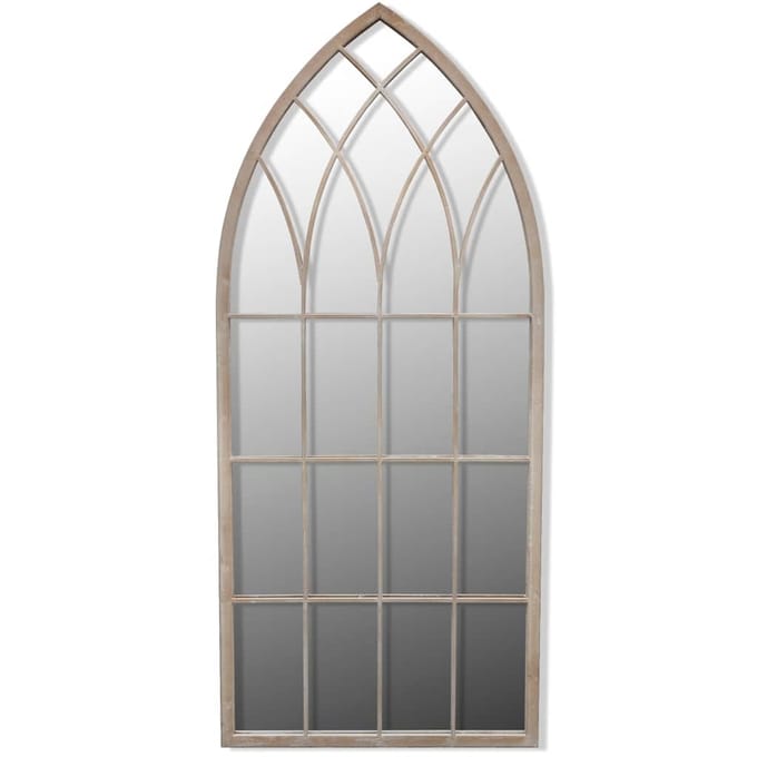 Arche Miroir de Jardin Rustique 50*115 cm pour Intérieur et Extérieur