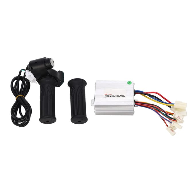 Fiets Motor Controller Kit 48V 350W Vermogensdisplay Meerdere Beschermingen Borstelmotor Controller met black