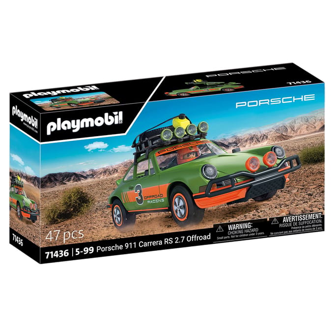 PLAYMOBIL Cars Porsche 911 Carrera RS 2.7 - Offroad - 71436