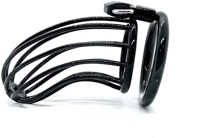 Black Line - Outlined - Kuisheidskooi met Tralies - Zwart 45 mm